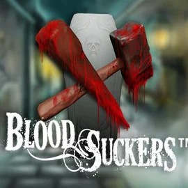 Logo of Blood Suckers from NetEnt at OnlySpins Casino