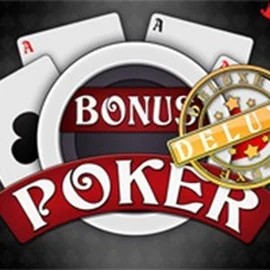 Try Bonus Poker Deluxe - 3 Hands slot by RTG (Reel Time Gaming) on onlyspinskasino.de – logo image