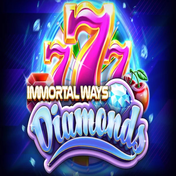 Immortal Ways Diamonds slot logo by RubyPlay at OnlySpins Casino
