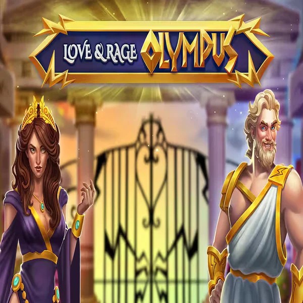 Love and Rage Olympus slot logo by Greentube at OnlySpins Casino