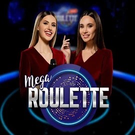 Mega Roulette logo by Pragmatic Play at OnlySpins Casino