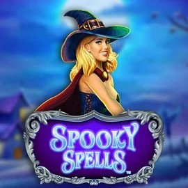 Spooky Spells logo by Novomatic at OnlySpins Casino