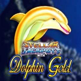 Dolphin Gold with Stellar Jackpots logo by Lightning Box Game OnlySpins Casino