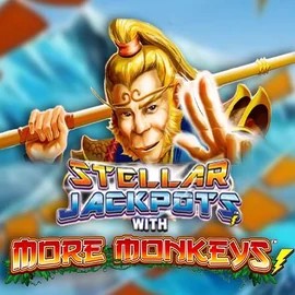 Stellar Jackpots with More Monkeys by Lightning Box Game, showcased at onlyspinskasino.de – game logo