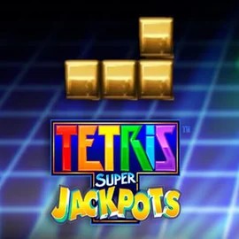 Tetris Super Jackpots casino game by WMS – featured logo at OnlySpins Casino